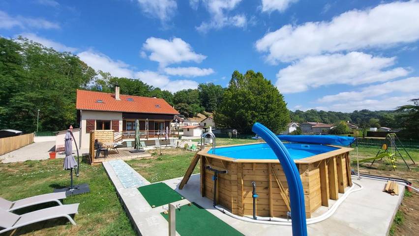 Maison de vacances pour 13 personnes, avec Terrasse et Jardin ainsi que Piscine et Vue