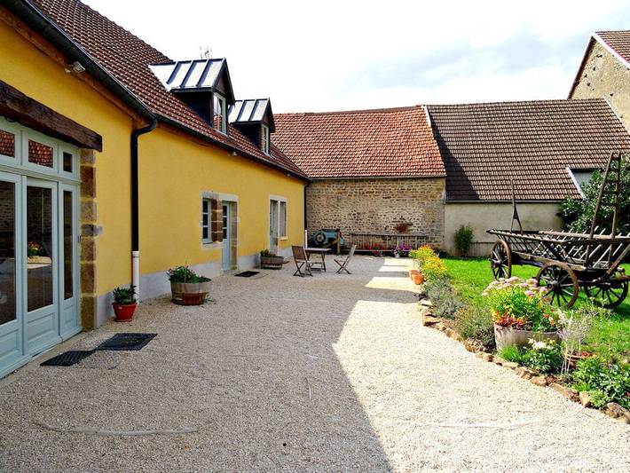Chambre d’hôte pour 4 personnes, avec jardin, animaux acceptés