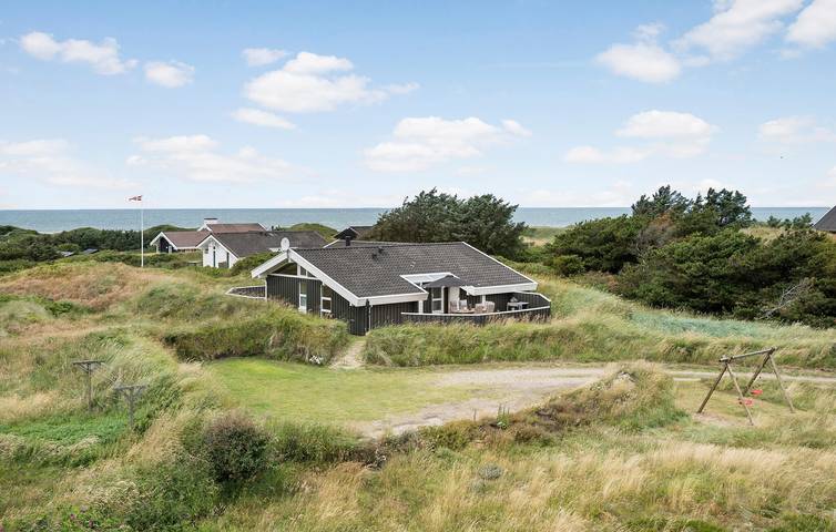 Ferienhaus mit Meerblick für 8 Personen, mit Whirlpool und Sauna sowie Terrasse, kinderfreundlich in Grønhøj Strand - 2