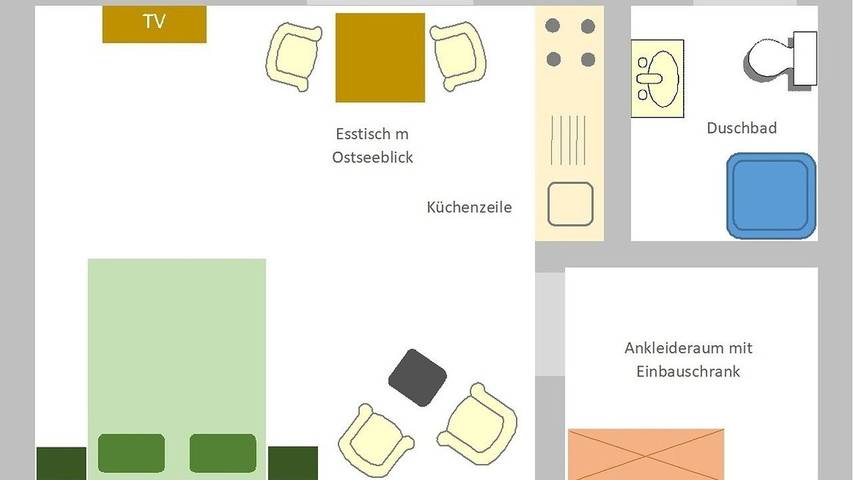 Ferienwohnung für 2 Personen in Glowe - 3