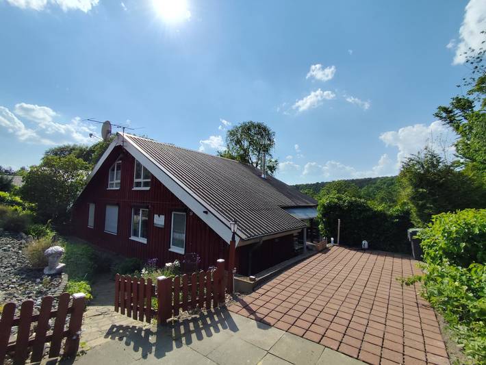 Ferienhaus für 5 Personen, mit Ausblick und Garten sowie Terrasse und Sauna, mit Haustier - 1