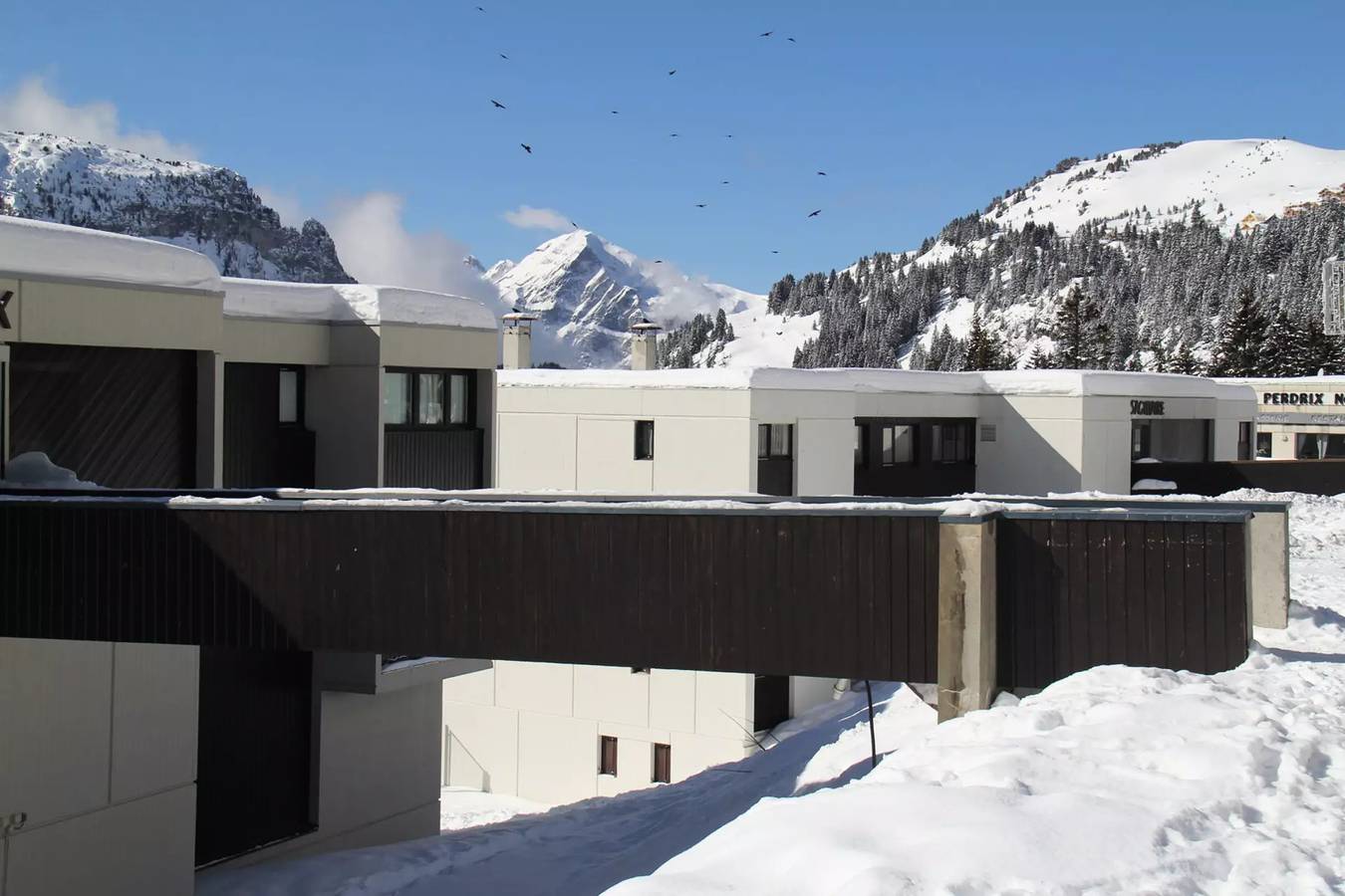 Studio entier, Studio confortable avec balcon · Centre station in Flaine, Arâches-la-Frasse