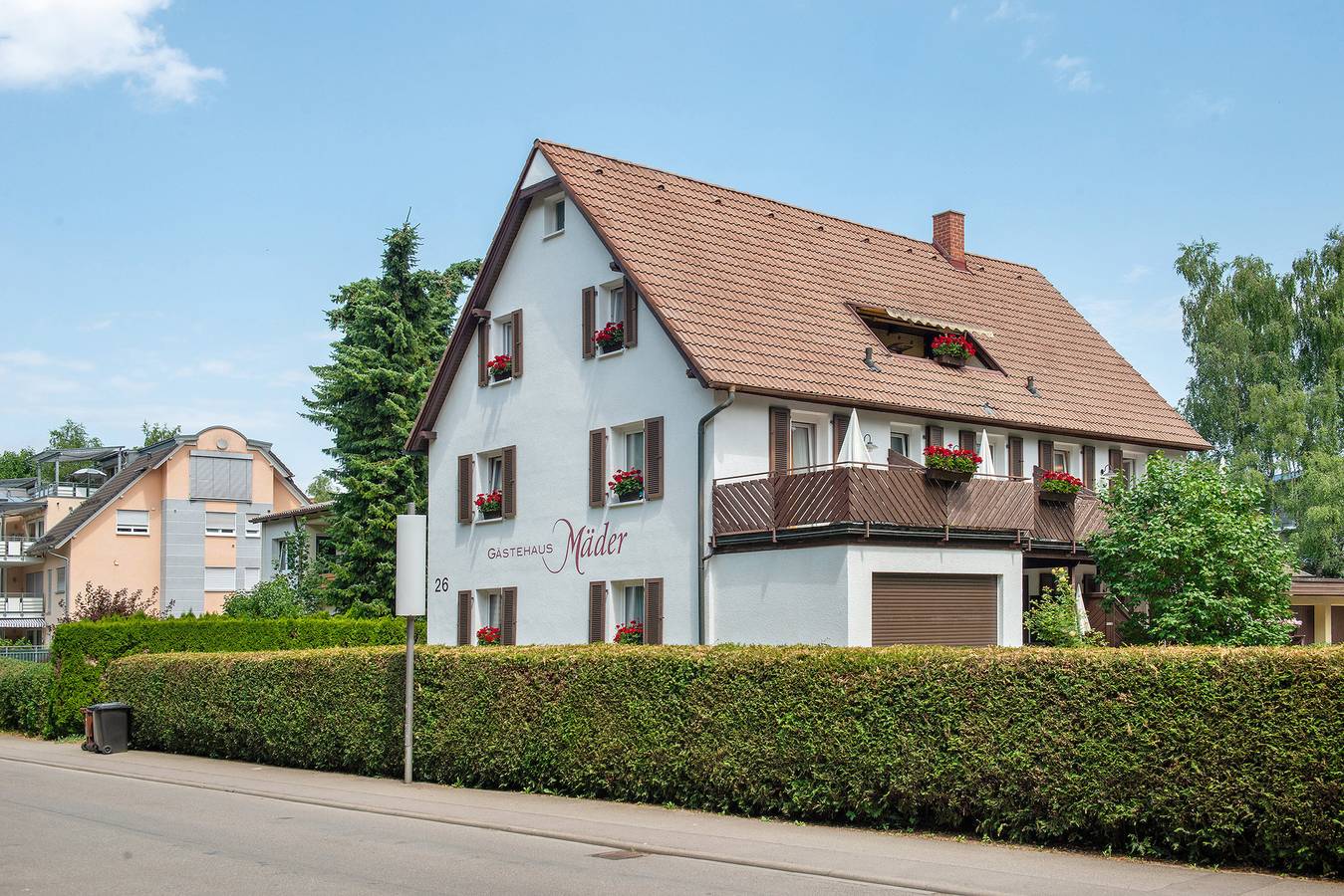 Ganzes Studio, Einzimmerapartment 'Nr 7' mit Gemeinschaftsterrasse, Gemeinschaftsgarten und Wi-Fi, max. 2 Personen in Bad Dürrheim, Mittlerer Schwarzwald