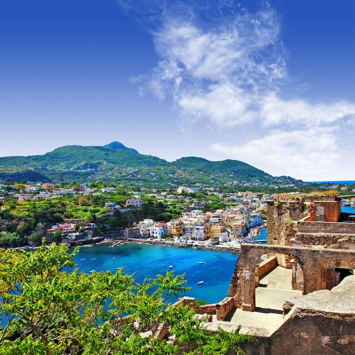 Appartamento vacanze per 4 persone, con Vista oceano e Balcone/Terrazza nonché Panorama a Ischia