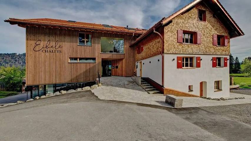 Hütte für 4 Personen, mit Balkon und Garten sowie Sauna in Oberstaufen