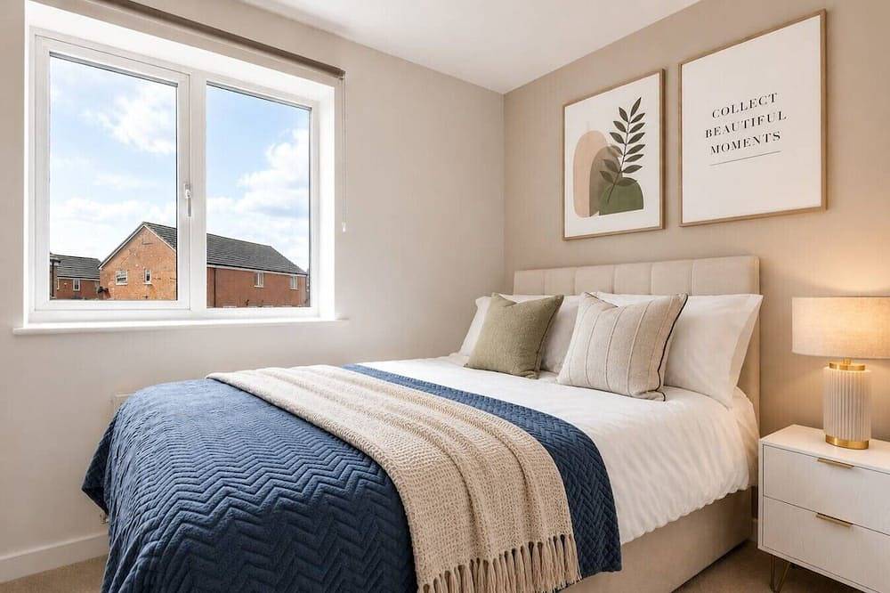 Executive Detached House • Driveway Parking • Work Space • Fast Wifi • Smart Tvs • Yoko Property in Milton Keynes, Südostengland