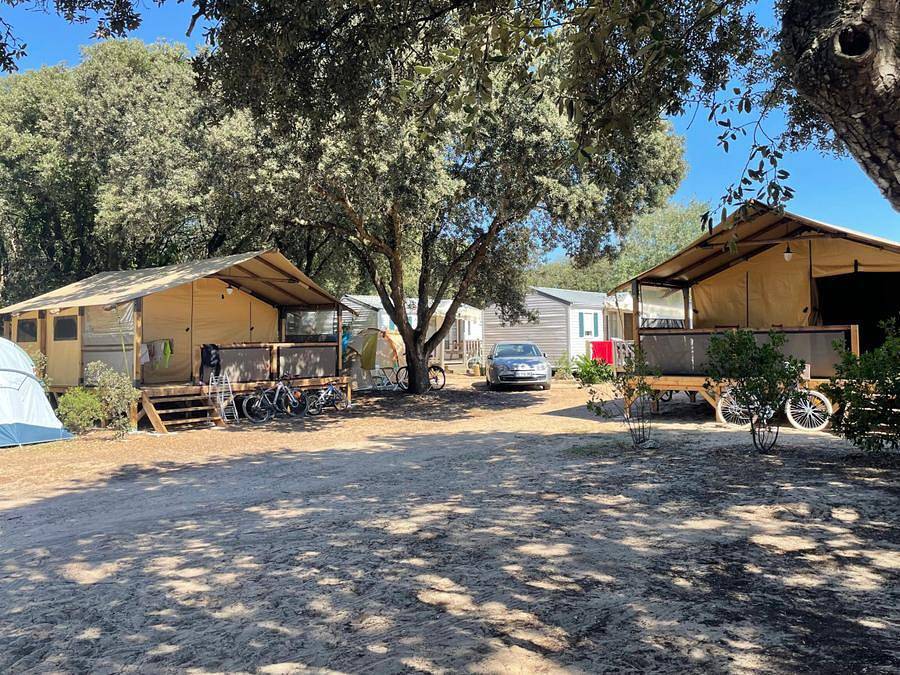 Camping Les Flots-Atlantique Village 2 - Lodge 5 personen - Bali - 32m² in Saint-Pierre-d'Oléron, Côte de Beauté