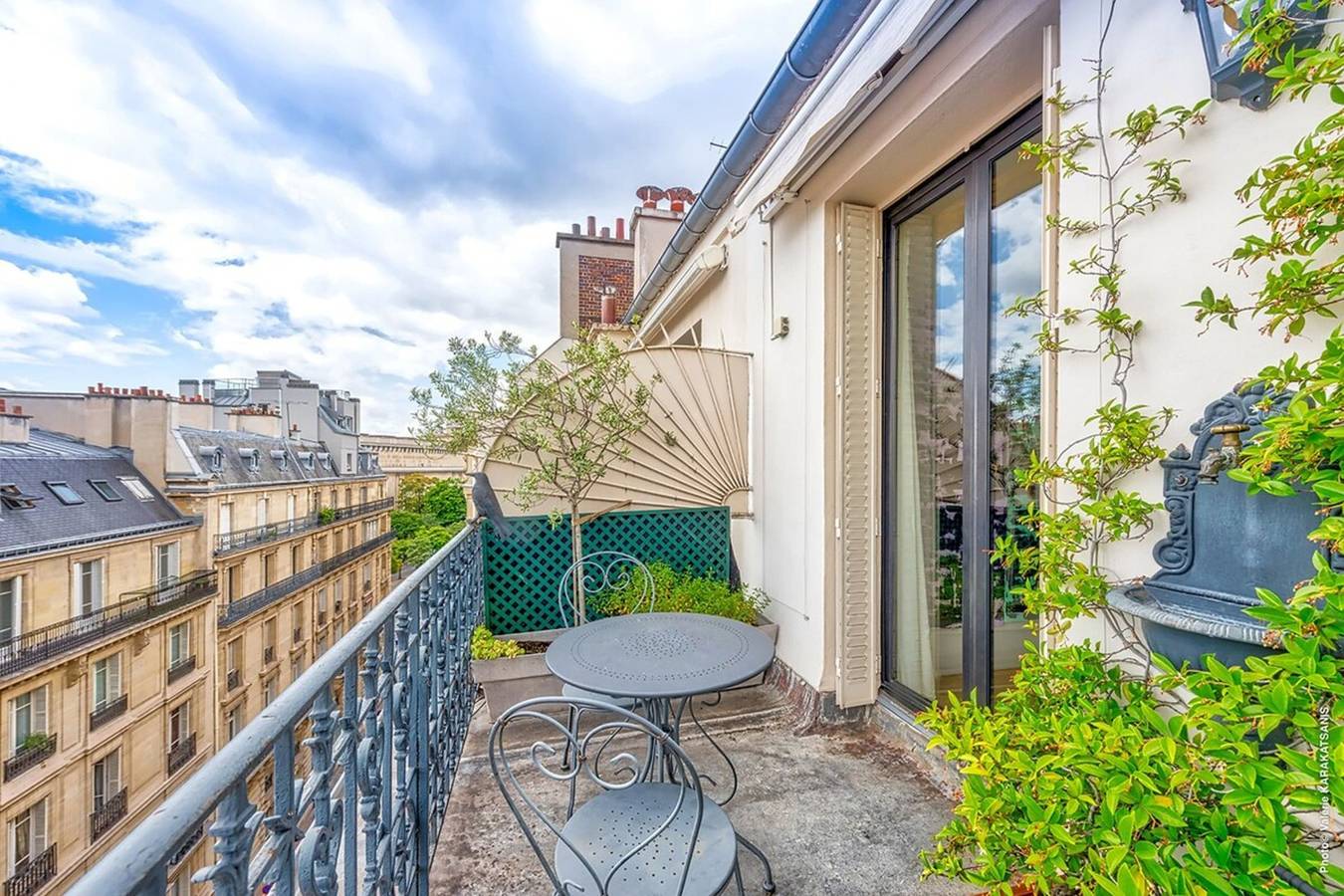 Ganze Wohnung, Ferienwohnung für 2 Personen mit Terrasse in Eiffelturm, Paris
