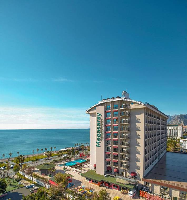 Hotel für 6 Personen, mit Pool und Garten sowie Ausblick und Sauna in Antalya