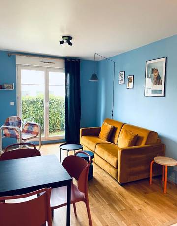 Gîte pour 4 personnes, avec vue et balcon à Quincy-Voisins