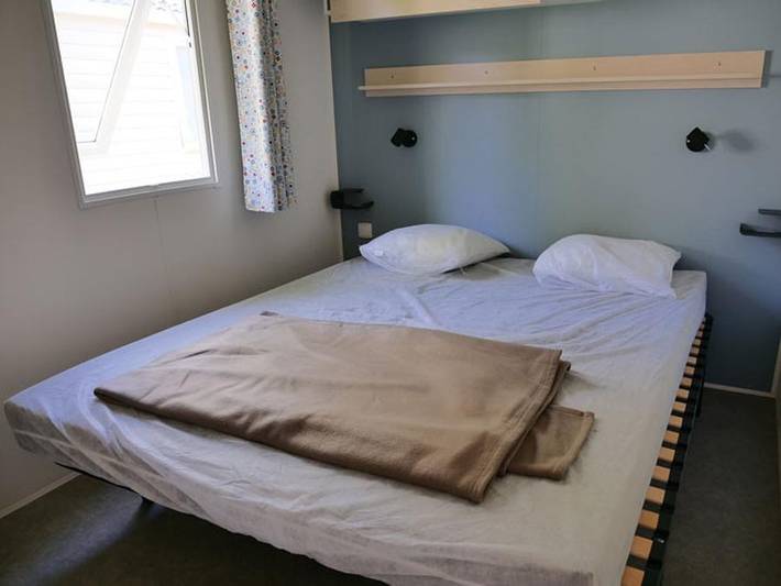 Camping La Bourgnatelle - Mobilheim 4 personen - Loggia in Bretenoux, Lot
