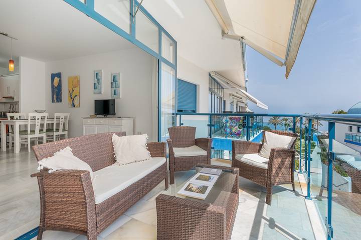 Ganze Wohnung, Ferienwohnung 'Castell' mit Meerblick, Wi-Fi und Klimaanlage in Castell de Ferro, Gualchos