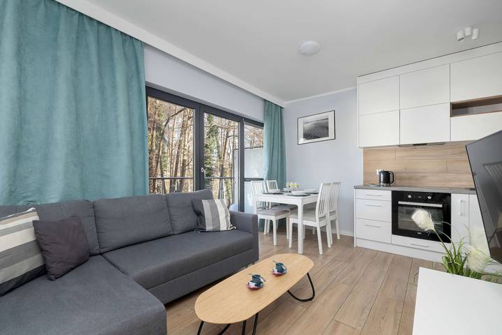 Ganze Wohnung, Seaside Apartment | Close to the Beach, Spa and Gym in Międzywodzie, Baltic Sea Pomerania