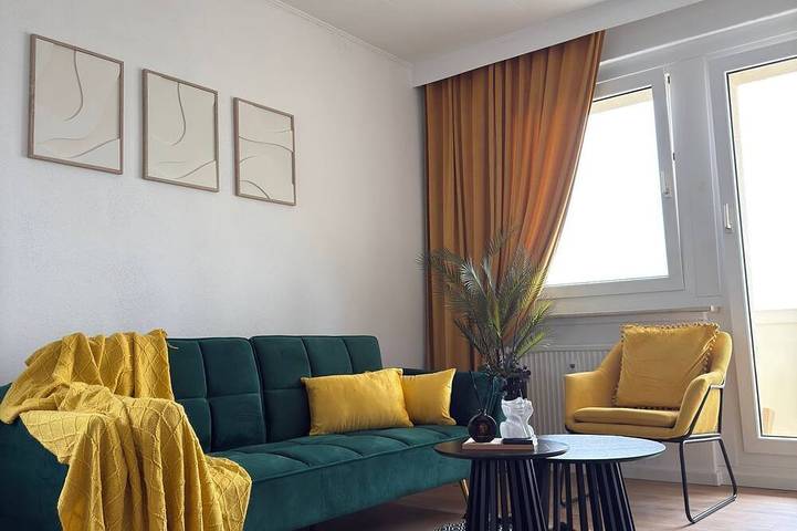 Ferienwohnung für 5 Personen, mit Balkon und Garten in Zschopau