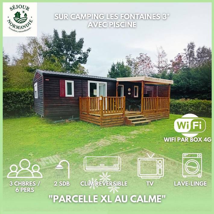 Parc de vacances pour 6 personnes, avec piscine et jardin, animaux acceptés à Ivry-la-Bataille - 2