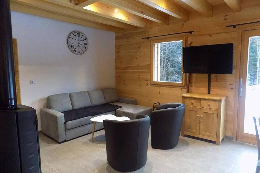 Chalet 12 personnes avec étang - 5 chambres - in Saint-Maurice-sur-Moselle, Région d'Épinal