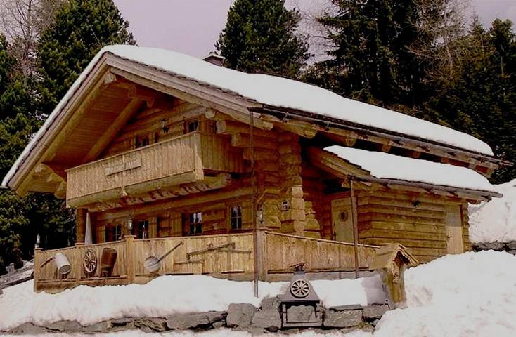 Hütte für 9 Personen, mit Sauna und Balkon am Falkertsee