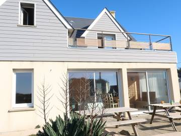 Gîte pour 7 personnes, avec terrasse et jardin à Denneville