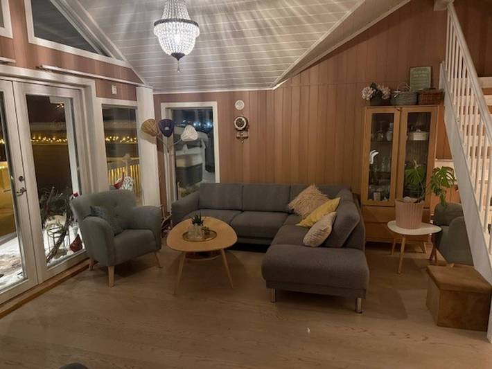 Trehytte for 7 personer, dyr tillatt i Nordland