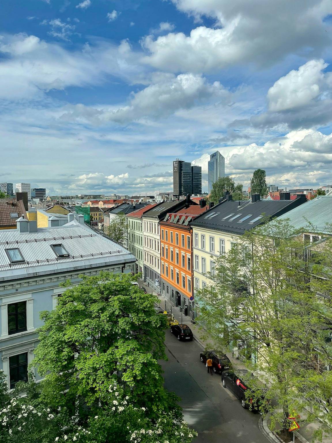 Ganze Wohnung, Helle Wohnung mit Blick über die Dächer von Tøyen in Gamle Oslo, Oslo