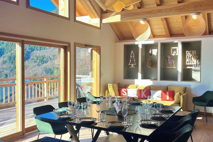 Chalet pour 12 personnes à Saint-François-Longchamp