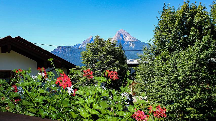 Ferienwohnung für 4 Personen, mit Balkon und Balkon/Terrasse, mit Haustier im Berchtesgadener Land - 3