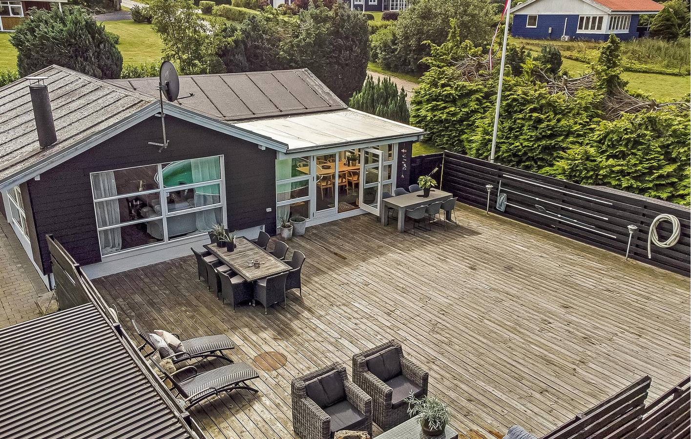 Ferienhaus für 8 Personen mit Terrasse in Hjarbæk, Limfjord in Westjütland