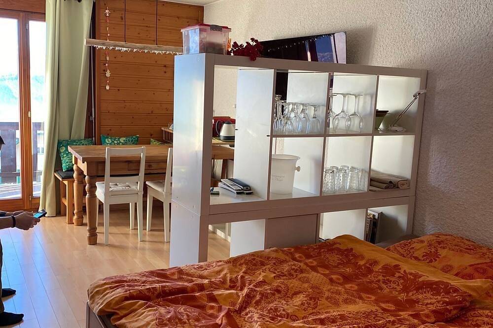 Appartement entier, Studio avec vue à couper le souffle ! in Leysin, Alpes Vaudoises