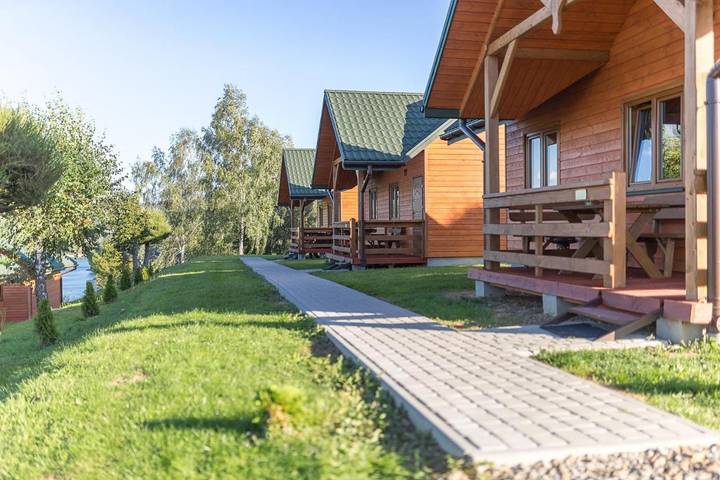 Apartament wakacyjny dla 3 osób, z Taras i Ogród oraz Widok w Polańczyk