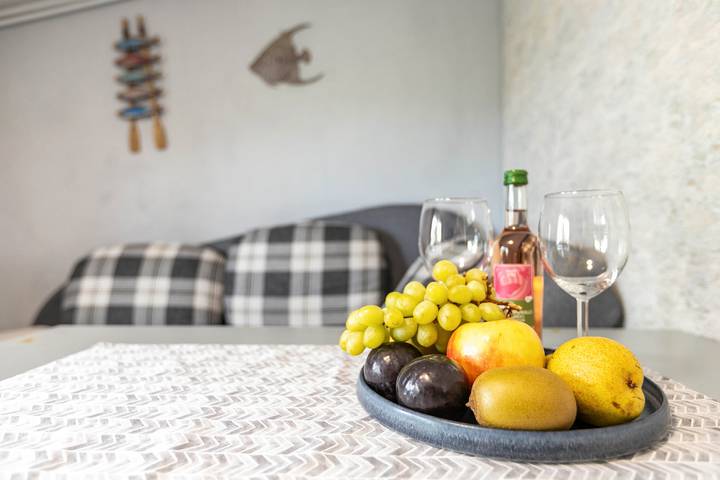 Blockhütte für 2 Personen, mit Garten an der Nordsee - 4