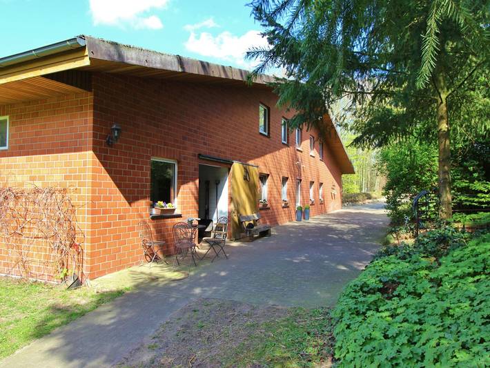 Ferienwohnung für 2 Personen, mit Pool und Garten, kinderfreundlich