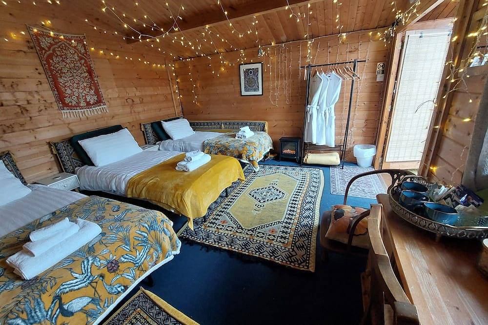 Pilgrims of the Goddess - Cabin in Glastonbury, Somerset