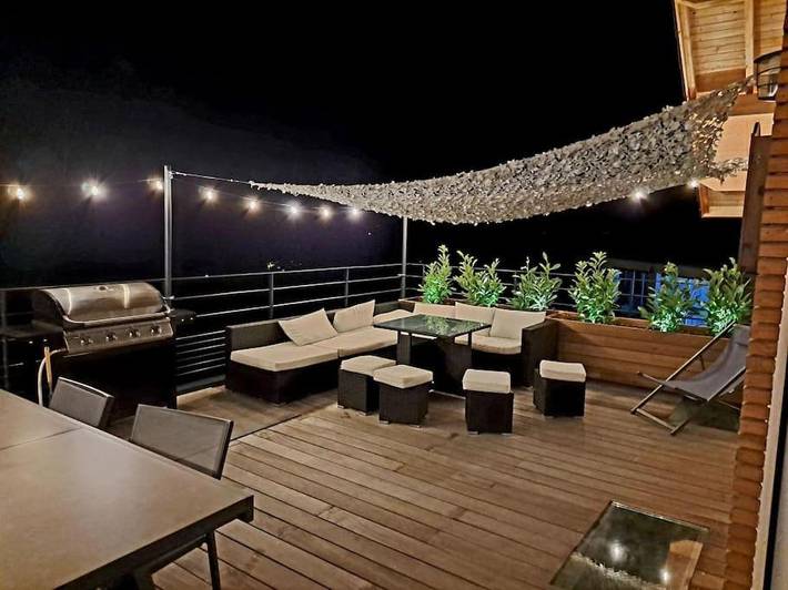 Maison de vacances pour 8 personnes, avec vue sur le lac et sauna ainsi que vue et jardin à Chorges