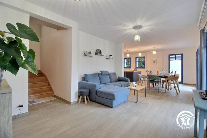 Gîte pour 8 personnes, avec Terrasse et Jardin dans Suscinio