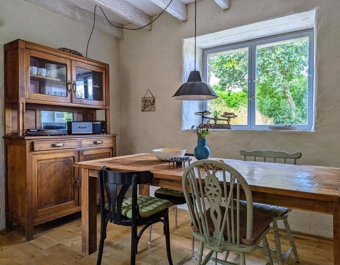 Double Room with Garden View in Lescouët-Gouarec, Région de Guingamp