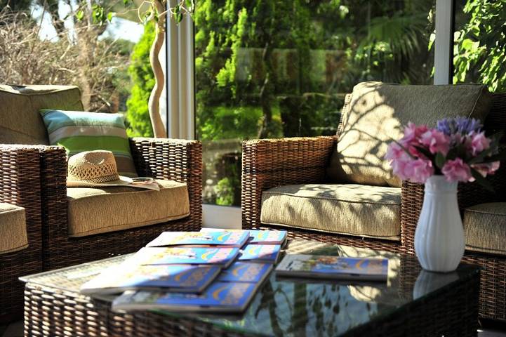 Studio pour 5 personnes, avec piscine et balcon, animaux acceptés