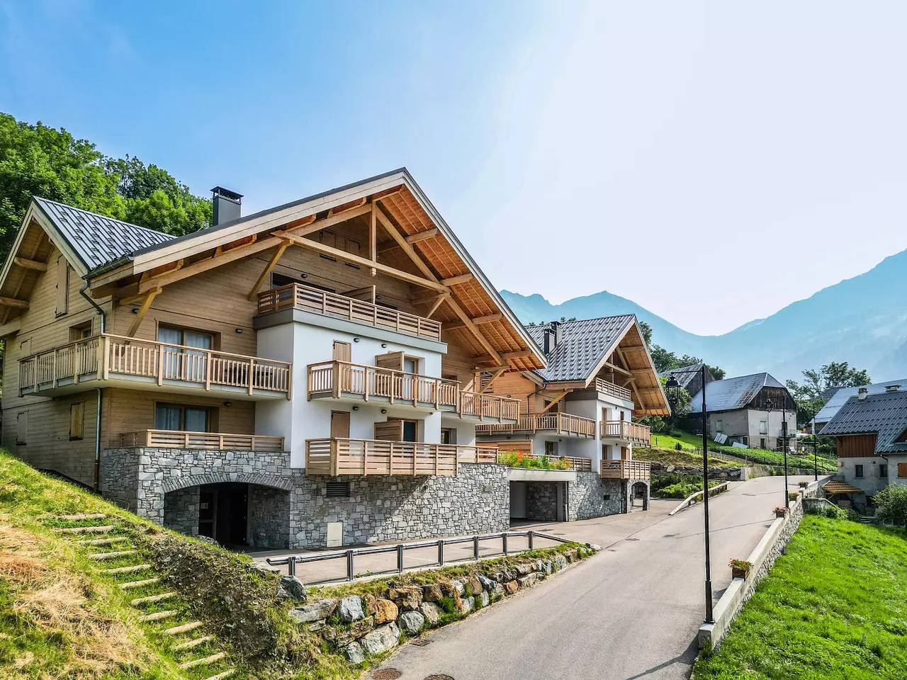 Appartement entier, Appartement 3 Pièces Duplex Cabine 6/8 Personnes Vue Montagne in Vaujany, Parc national des Écrins