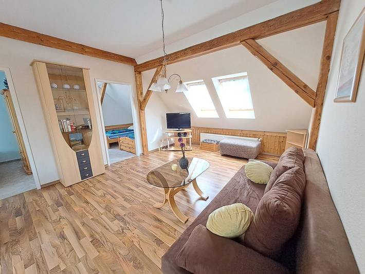 Ganze Ferienwohnung, Ferienwohnungen Lübs mit W-Lan - Ferienwohnung 3 (Eg unten rechts) in Lübs, Vorpommern Greifswald