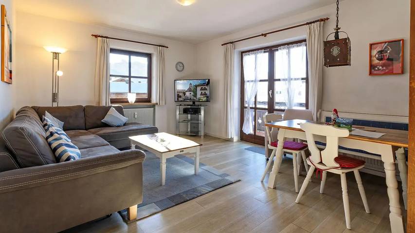 Ferienwohnung für 2 Personen, mit Balkon und Sauna in Wallgau - 4