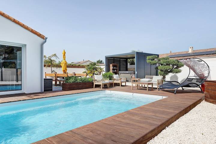 Maison de vacances pour 4 personnes, avec Jardin à Angles