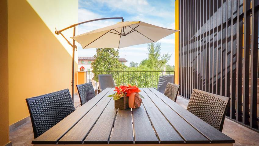 Ferienwohnung für 4 Personen, mit Balkon in Italien