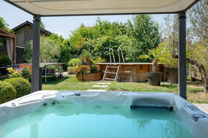 Gîte pour 4 personnes, avec sauna et piscine ainsi que jardin et vue à Barberaz - 4