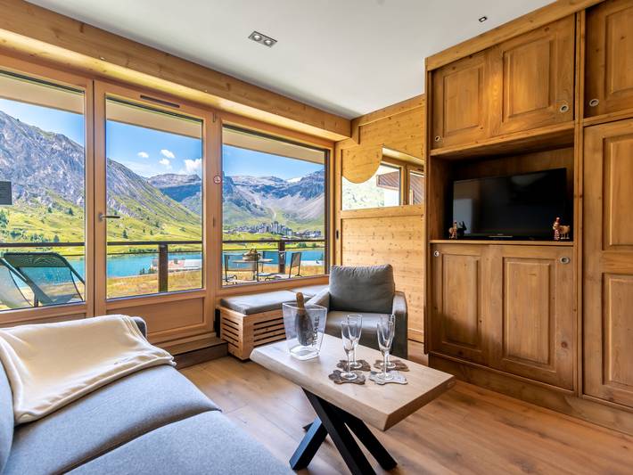 Gîte pour 5 personnes, avec vue sur le lac et terrasse à Tignes - 2