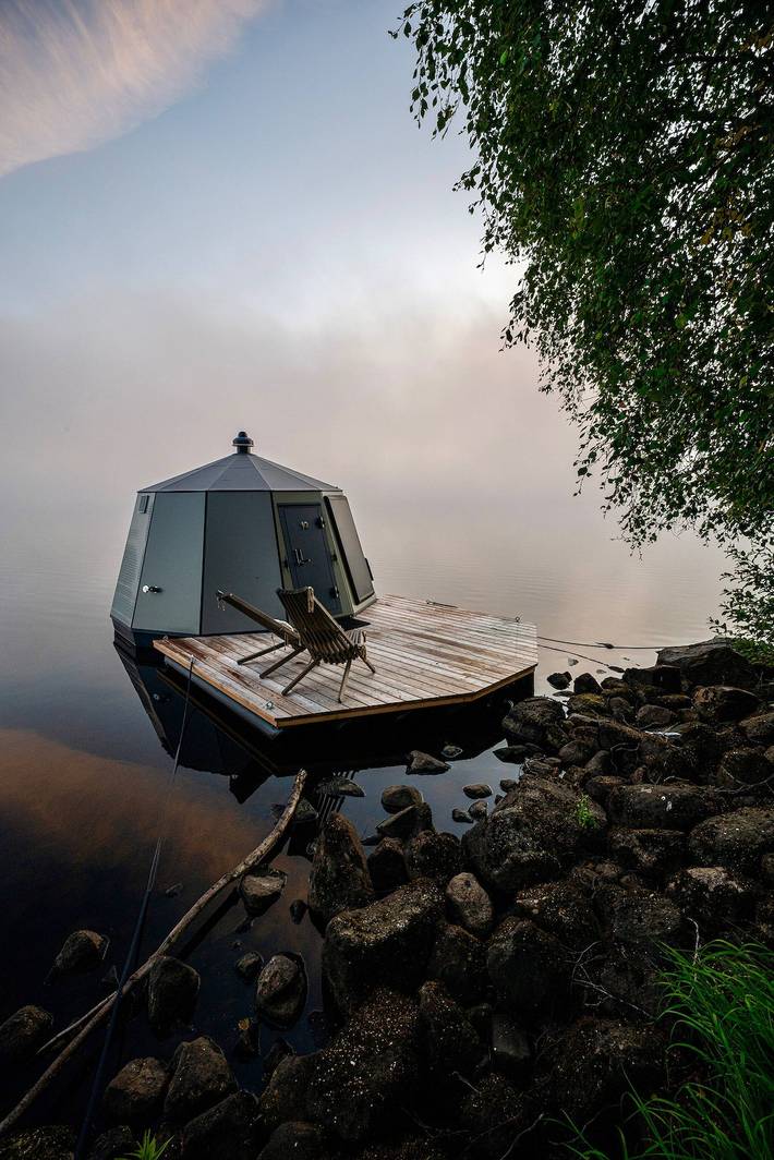 Blockhütte für 2 Personen, mit Garten in Nordschweden - 3