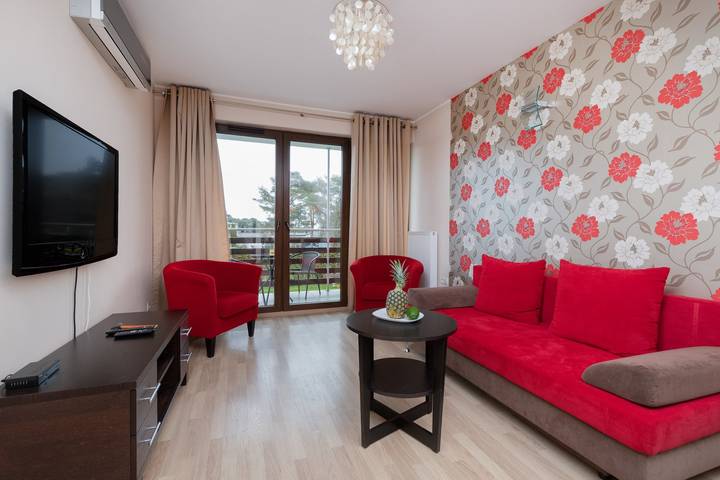 Ferienwohnung für 4 Personen, mit Garten in Władysławowo