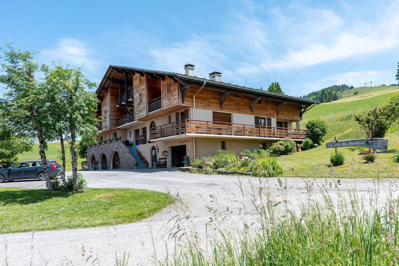 Hel studio-lejlighed, Studio Apartment '2 - L'Edelweiss' with Mountain View, Shared Garden and Wi-Fi in Cohennoz, Albertville Området