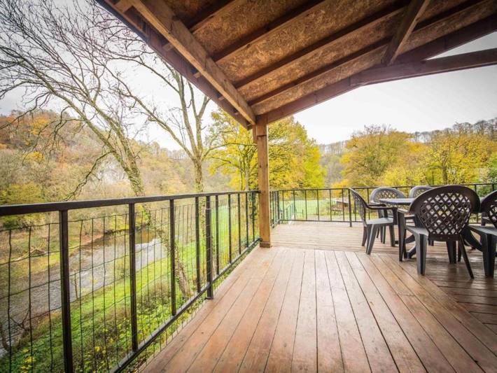 Chalet voor 4 personen, met balkon/terras en terras in Durbuy