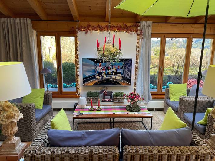 Ferienhaus für 2 Personen, mit Terrasse und Garten im Tölzer Land