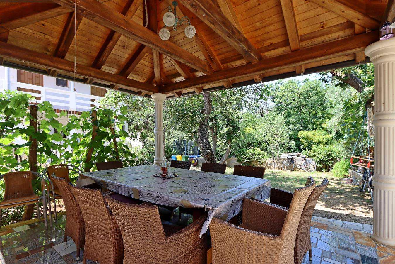 Geheel appartement, Eenkamerappartement met terras en uitzicht op zee Potocnica, Pag A-6338-b in Novalja, Pag