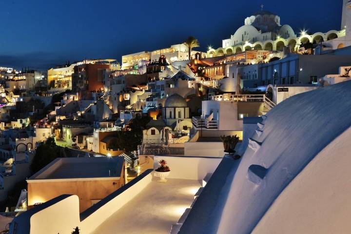 Location de vacances pour 6 personnes, avec piscine et vue sur l’océan à Thera - 3